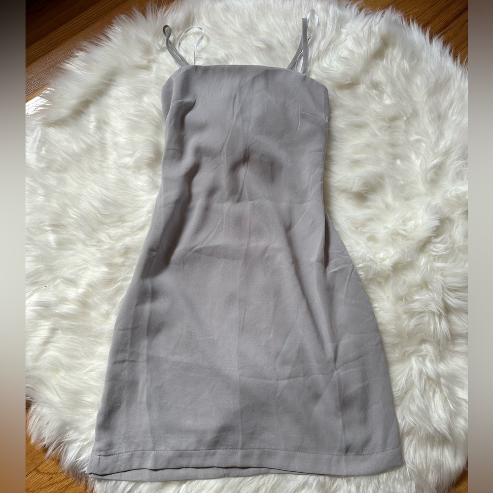 lulus grey dress